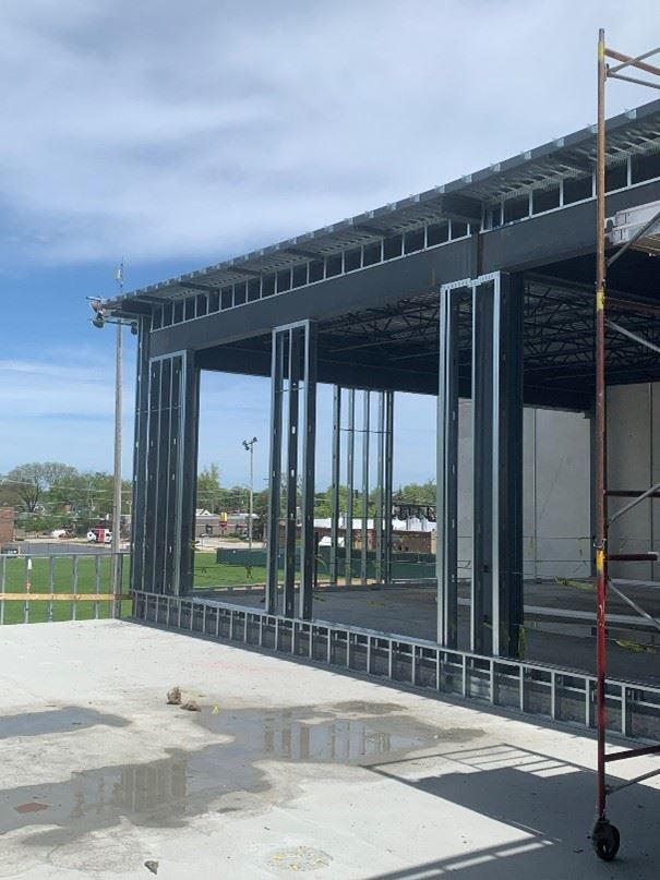 Ext Envelop Framing Admin Space  Terrace 1 May 2024