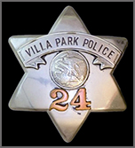 Villa Park Police Badge from 1920 Opens in new window