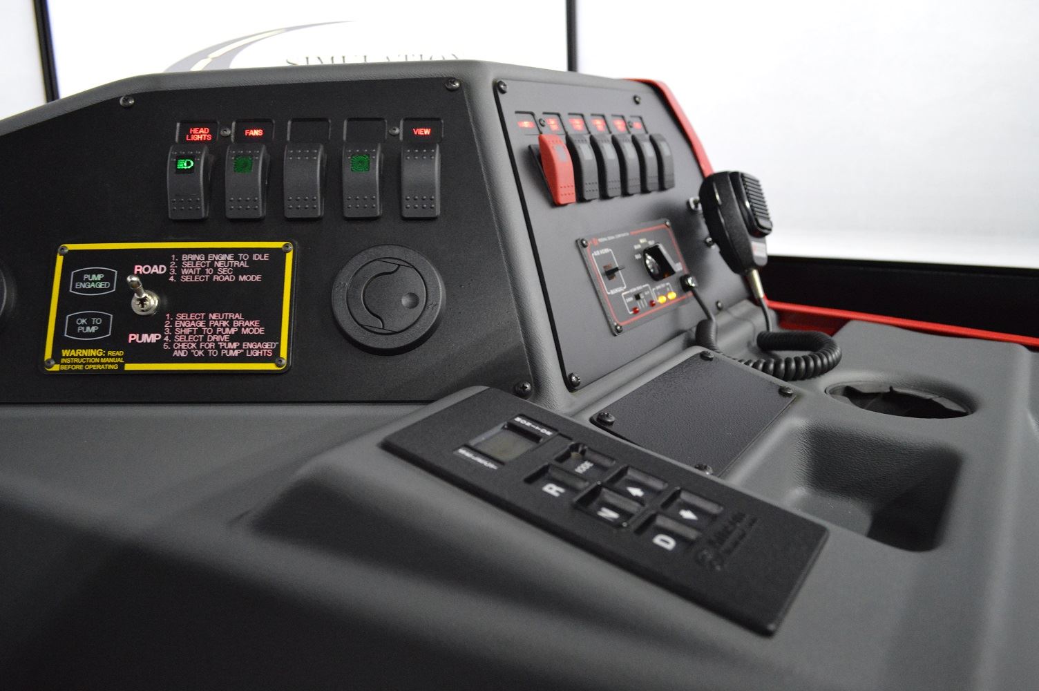 The regional driving simulator was largely (90%) funded by a FEMA grant and shared between 12 area departments.